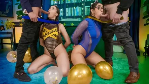 BratTamer – Serena Hill & Madison Wilde – New Year’s Etiquette for Brats: Serena & Madison’s Pussy Eating Punishment