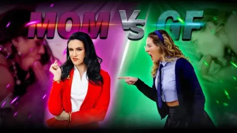FamilyStrokes – Penny Barber vs River Lynn, Part 1: Your Girlfriend Is Only Allowed To Watch (“Mom vs GF” Special)