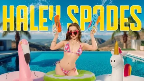 TeamSkeetAllStars – March Spotlight: Haley Spades Gets Spring Break Ready with a Big Cock!
