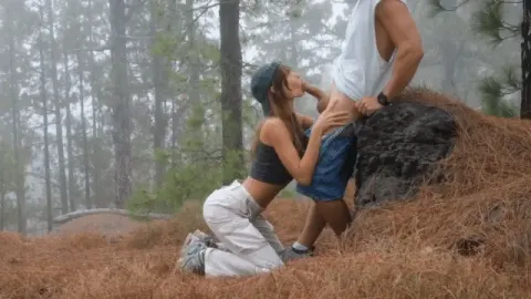 Anna Ralphs – Blowjob On A Misty Forest Hike