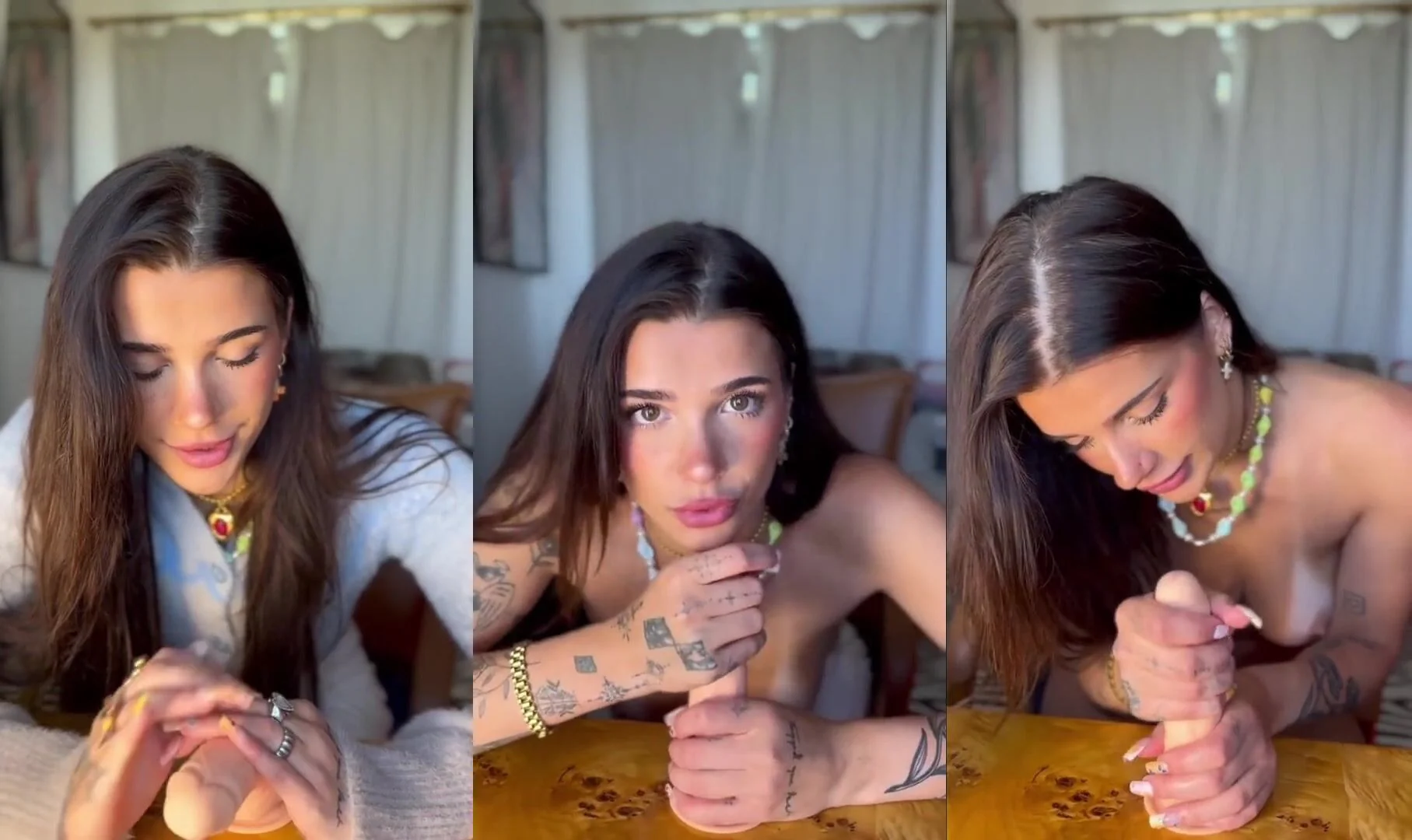 Ari Kytsya - Strips And Fucks A Dildo